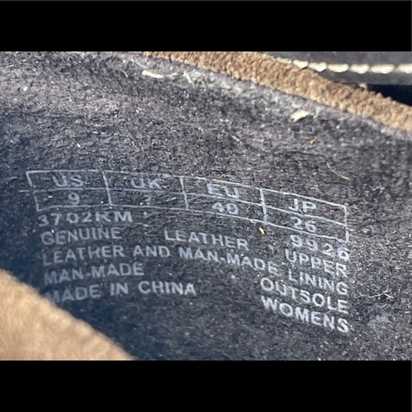 NEW! Timberland Earth keepers Wingate Mary Jane Brown Leather Heels Sandal Sz 9 - Picture 12 of 12